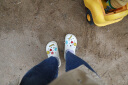 卡帝乐鳄鱼洞洞鞋女士凉鞋夏季两用手术鞋包头沙滩凉拖鞋子 女 0859 白色 37 实拍图