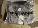 VEROMODA毛呢大衣秋冬新款雙面呢純羊毛大衣優(yōu)雅3327005 衣褐灰色加花色 S 曬單實(shí)拍圖