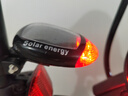 好樂(lè)寶（haolebao）自行車(chē)尾燈太陽(yáng)能充電無(wú)需電池夜騎燈山地車(chē)燈警示燈安全燈 曬單實(shí)拍圖