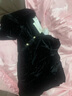 歌莉婭（GOELIA）連衣裙V領(lǐng)法式服裝絲絨裙子黑色禮服裙1C1R4H210 00B黑色 L 曬單實(shí)拍圖