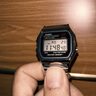 卡西歐（CASIO）反顯防水潮流復(fù)古小方塊情侶表A168WGG-1A/1B A168WA-1DF 電子表 A159WA男款35mm表盤 曬單實(shí)拍圖