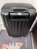 新秀丽（Samsonite）行李箱时尚竖条纹拉杆箱旅行箱黑色20英寸登机箱GU9*09001 晒单实拍图