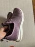 回力（Warrior）女鞋一腳蹬2025春季新軟底網(wǎng)面透氣網(wǎng)鞋媽媽鞋中老年人休閑鞋子女 紫紅【一腳蹬】 38 曬單實(shí)拍圖