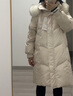 波司登中長(zhǎng)款羽絨服女狐貍毛領(lǐng)連帽防風(fēng)外套B40145188 155/80A 曬單實(shí)拍圖