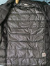 駱駝（CAMEL）輕薄羽絨服男防潑水90%絨子立領(lǐng)外套 J1W2PLN140B 幻影黑 XXL 曬單實(shí)拍圖