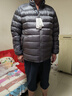 君羽戶(hù)外羽絨服男800高蓬95白鵝絨輕便中厚保暖時(shí)尚立領(lǐng)鵝絨服D52081 深灰色 3XL 推薦女136-145斤/男181-200斤 曬單實(shí)拍圖