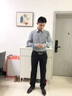 沙馳SATCHI男士長(cháng)袖襯衫春新款商務(wù)休閑高級感親膚易打理襯衣藍【蘆薈纖維】 中灰 40 (175/75kg) 曬單實(shí)拍圖