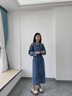 ZHR樂福鞋女春秋季新款厚底小眾法式英倫風氣質高級感系帶小皮鞋女 米色 37 曬單實拍圖