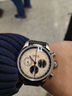 宇聯(lián)（UNION GLASHUTTE SA）格拉蘇蒂德國(guó)手表貝利士熊貓盤(pán)機(jī)械計(jì)時(shí)碼表D009.427.16.262.02 曬單實(shí)拍圖