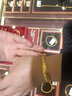 中國(guó)黃金（CHINA GOLD）黃金手鐲女款實(shí)心足金福字金鐲子結(jié)婚送老婆媽媽生日禮物 鳳凰來(lái)儀_30g【定制+國(guó)檢5-7工作日】 曬單實(shí)拍圖