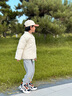 巴拉巴拉童裝兒童棉服男童女童外套冬裝棉衣繡花寶寶衣服 淺卡其50311 120 曬單實(shí)拍圖