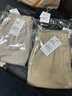 子牧棉麻秋冬裝 女韓版高腰顯瘦蘿卜褲寬松休閑哈倫褲0878 淺杏色不加絨 L(建議105-115斤) 曬單實拍圖