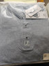 耐佐短袖T恤男夏季純色棉翻領(lǐng)半袖polo上衣服男裝短袖體恤衫定制 T166淺灰 XL 曬單實(shí)拍圖