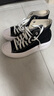 匡威（Converse）女鞋經(jīng)典All Star move高幫云朵增高厚底舒適帆布鞋 568497C 黑色 38 /7.5 曬單實(shí)拍圖