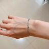 S925銀手鏈女情侶款小眾男女一對520情人節(jié)禮物送女友異地戀手串 海棠情侶手鏈【精美禮盒】 男款單鏈【免費刻字】 曬單實拍圖