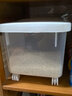 NITORI宜得利家居 簡約便利收納桶帶蓋塑料6/12kg米桶 6KG 7.5L 曬單實拍圖