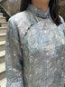瑞蚨祥高檔棉麻旗袍連衣裙夏季新款改良新中式國風(fēng)氣質(zhì)減齡碎花裙淑女 615039-4 L 曬單實(shí)拍圖