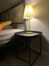 古普（Gupu） 装饰台灯 创意温馨书房卧室床头灯 金色布艺+5瓦三档调光（暖光） 实拍图