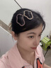向晚發(fā)夾8件套發(fā)卡云朵狀鏤空碎發(fā)發(fā)夾女后腦勺水鉆劉海側(cè)邊發(fā)卡發(fā)飾 曬單實拍圖