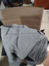 灰色西裝闊腿褲女秋冬2025新款高腰顯瘦設計感休閑垂感直筒窄版褲 灰色 L (28) 建議105-115斤 曬單實(shí)拍圖
