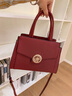 viney斜挎包包女包牛皮紅色新娘婚包單肩包生日禮物送女友老婆 【紅色】高檔實(shí)用品牌媽媽包中年 時(shí)尚輕奢實(shí)用手提托特包 曬單實(shí)拍圖