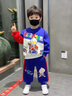 G.DUCK KIDS小黃鴨童裝奧特曼衣服男童秋裝2024新款兒童套裝春秋卡通寶寶服裝 藍(lán)色 90碼建議80-90cm1歲半-2歲cm 曬單實拍圖