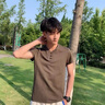 啄木鳥短袖t恤男夏季中國風男士棉麻v領半袖潮體恤上衣服男裝夏裝 墨綠色 2XL 曬單實拍圖