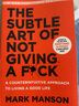 重塑幸福 英文原版 The Subtle Art of Not Giving a F*ck 如何活成你想要的模樣 曬單實(shí)拍圖