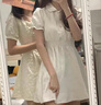 妙奕嘉連衣裙法式小香風(fēng)裙子夏季女裝2025新款純欲顯瘦遮肚氣質(zhì)高級(jí)感 【杏色】小香風(fēng)束腰連衣裙 S 【建議90斤以?xún)?nèi)】 曬單實(shí)拍圖