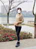 恰凡（QIAFAN）媽媽春秋裝2024新款長袖中老年女裝時(shí)尚洋氣針織上衣春秋打底小衫 卡其色 XL （推薦115-135斤） 曬單實(shí)拍圖