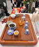 楓嵐情（FENGLANQ）景德鎮青花瓷功夫茶具套裝禮盒裝家用茶杯泡茶壺蓋碗整套戶(hù)外旅行 青花茶具套裝-禮盒裝 曬單實(shí)拍圖
