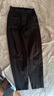 布琳達哈倫褲女夏季薄款寬松休閑九分褲子春秋季錐形長(cháng)褲黑色彈力老爹褲 黑色【長(cháng)褲-春秋款】 L 曬單實(shí)拍圖