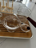 豪峰玻璃杯2026新款整套茶具套裝高檔泡茶壺茶杯茶臺茶盤(pán)新年禮物 玻璃直身8件套/茶盤(pán)36*25cm 曬單實(shí)拍圖