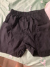 雷黛茜百搭新款休閑短褲女棉麻透氣高腰夏天外穿薄款熱褲居家運動(dòng)三分褲 黑色 2XL _[建議120-134斤] 曬單實(shí)拍圖