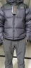君羽戶(hù)外鵝絨羽絨服男700蓬白鵝絨經(jīng)典1996保暖鵝絨服SD62063 深藍紫-黑色 M 推薦126-135斤 曬單實(shí)拍圖