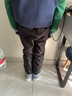 雅鹿兒童羽絨褲男童女童加厚寶寶外穿長(zhǎng)褲小童中大童東北冬季保暖褲子 黑色 140cm 曬單實(shí)拍圖