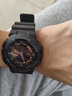卡西歐CASIO男表 G-SHOCK大表盤(pán)雙顯黑金電子表多功能防震防水運動(dòng)多功能手表 黑玫瑰金GA-110RG-1A 曬單實(shí)拍圖