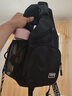 芊戀奾多功能運動(dòng)防水胸包男女士百搭斜挎包韓版大容量休閑單肩雙肩背包 黑色 曬單實(shí)拍圖