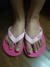 hippobloo泰國兒童乳膠人字拖鞋 夏季男童女童夾腳橡膠涼拖鞋休閑防滑潮拖 童粉紅粉 34 (泰碼8.5)鞋長(cháng)23cm 曬單實(shí)拍圖