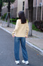 POLOWALK針織衫女2024新款絞花針織開衫外套 韓系女裝毛衣夾克 黃色 XL (170) 曬單實拍圖