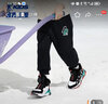 喬丹（QIAODAN）童裝加絨褲男女童加厚保暖褲子秋冬季運(yùn)動(dòng)褲一體褲-140 曬單實(shí)拍圖