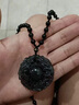 滿(mǎn)貴人黑曜石吊墜彩眼雙龍護主吊墜龍生肖掛墜項鏈金曜石轉運珠禮物男士 冰彩黑曜石【精美編繩款】 曬單實(shí)拍圖