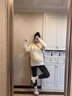 優(yōu)美珍日本孕婦打底褲棉褲秋冬款外穿托腹褲2024新款加絨加厚保暖褲孕裝 深灰色【春秋款】 XL 曬單實(shí)拍圖