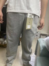 格潤(rùn)歐尚燈芯絨休閑褲男秋冬港風(fēng)束腳褲百搭潮牌加絨寬松褲子男士運(yùn)動(dòng)衛(wèi)褲 黑色2351 2XL 曬單實(shí)拍圖