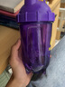 GWHEY搖搖杯健身蛋白粉帶粉盒Shaker Bottle Protein Powder Mixer Cup 450ml 黑色 新三層 搖搖杯 曬單實(shí)拍圖