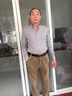 恒源祥純棉燈芯絨休閑褲男士春夏季輕薄透氣直筒雙褶條絨褲商務(wù)針織男褲 卡其 31 建議115-125斤左右 曬單實(shí)拍圖