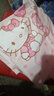 Hello Kitty兒童雨衣女童雨披帶書(shū)包位學(xué)生上學(xué)防水衣大帽檐庫洛米女孩中長(cháng)款 凱蒂貓粉色 025款【獨立式書(shū)包位】 XL碼/建議135-150cm 曬單實(shí)拍圖