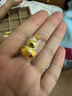 六福珠寶七夕禮物 足金生肖兔守護(hù)使者葫蘆黃金吊墜不含項(xiàng)鏈計(jì)價(jià) 約3.40克 曬單實(shí)拍圖