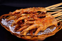 木屋燒烤 鹵味香辣烤雞爪戶外露營燒烤半成品加熱即食雞爪串5串 曬單實拍圖