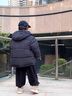 G.DUCKKIDS小黃鴨兒童羽絨服免洗男童加絨保暖服潮童冬裝2025年新款男孩衣服 黑色  130 (參考年齡7-8歲) 曬單實(shí)拍圖